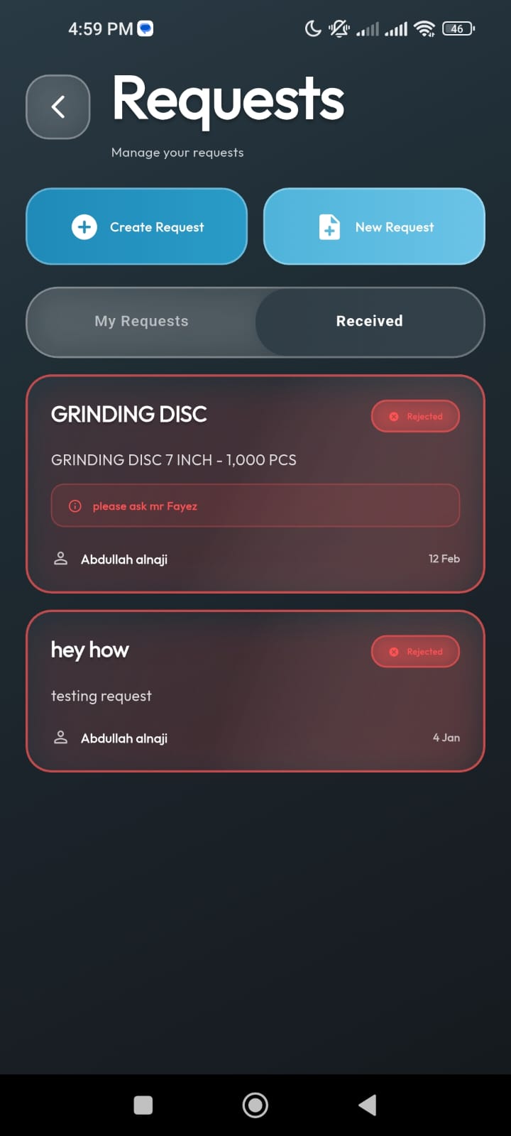 RateOp mobile app screen 15